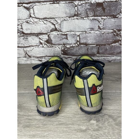 Reebok H20Drain DuraGrip FitFrame Black Neon Yellow Running Shoes Women 7.5US/38 - Picture 4 of 16